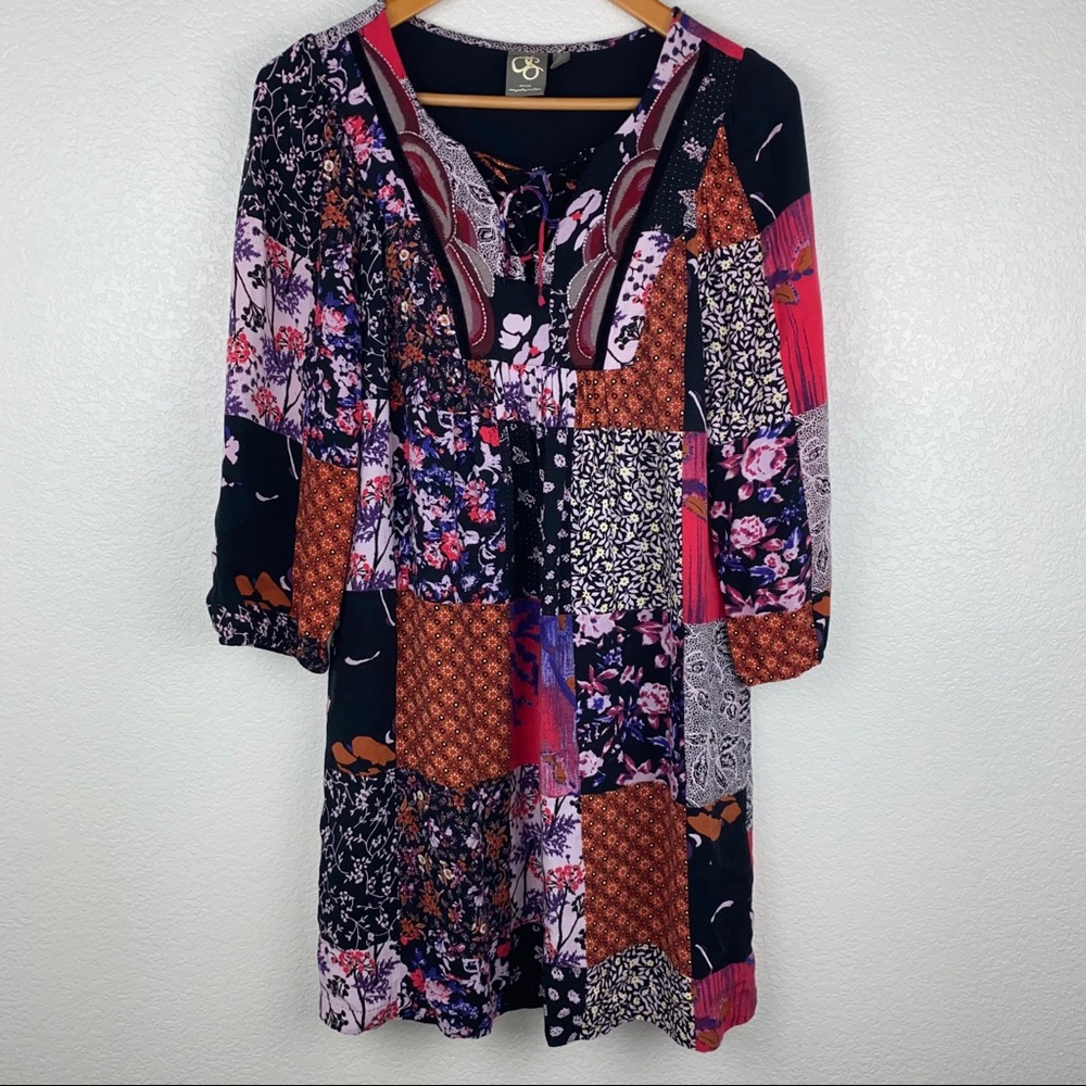 Anthro One September Embroidered Patchwork Lace-U… - image 5